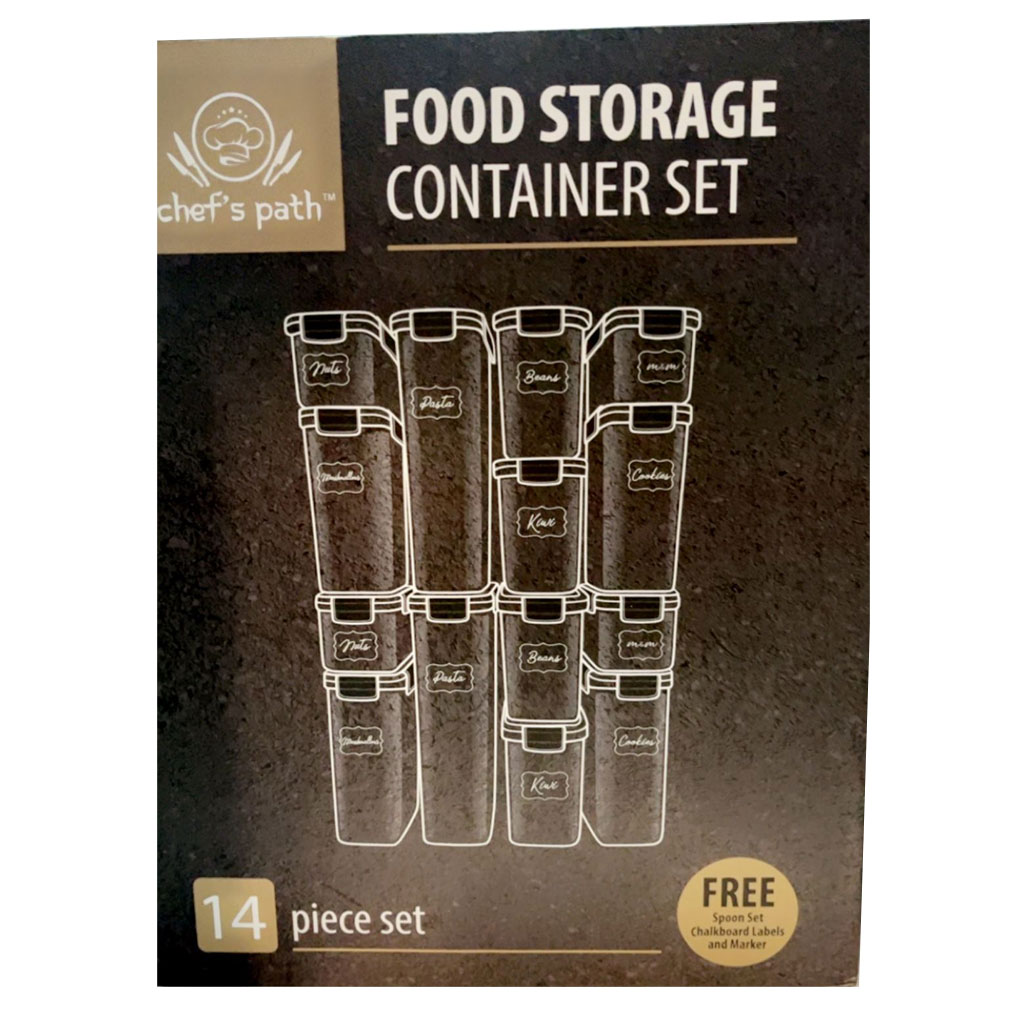 CHEFS PATH - Food Storage Containers (14 Pieces)